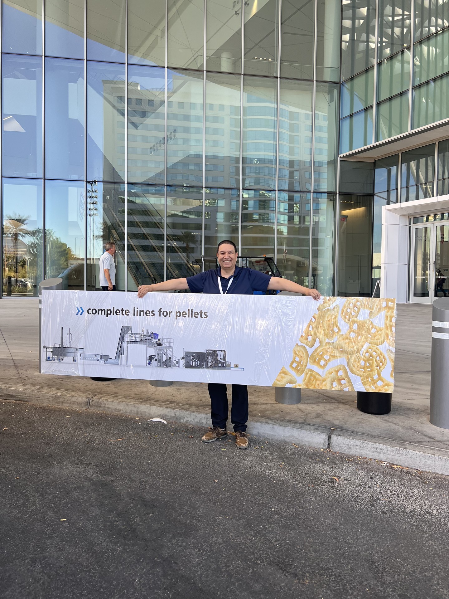 Same-day large-format convention banner delivered to a Vegas venue