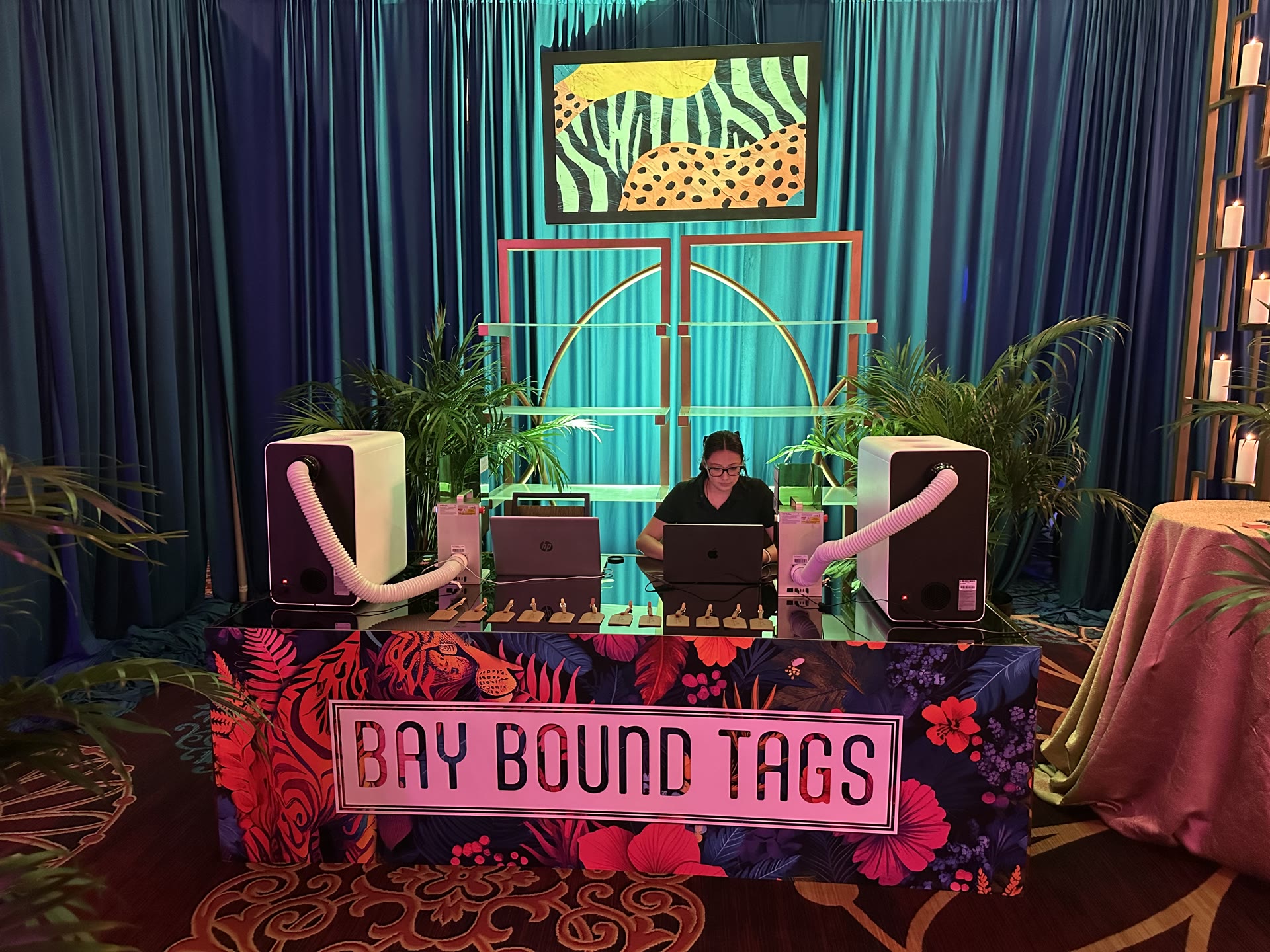 On-site Las Vegas brand activation with live custom apparel production