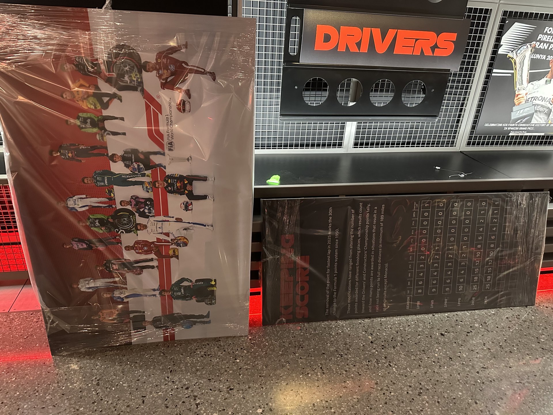 Printed dibond exhibit panels fabricated for a Vegas fan-zone build