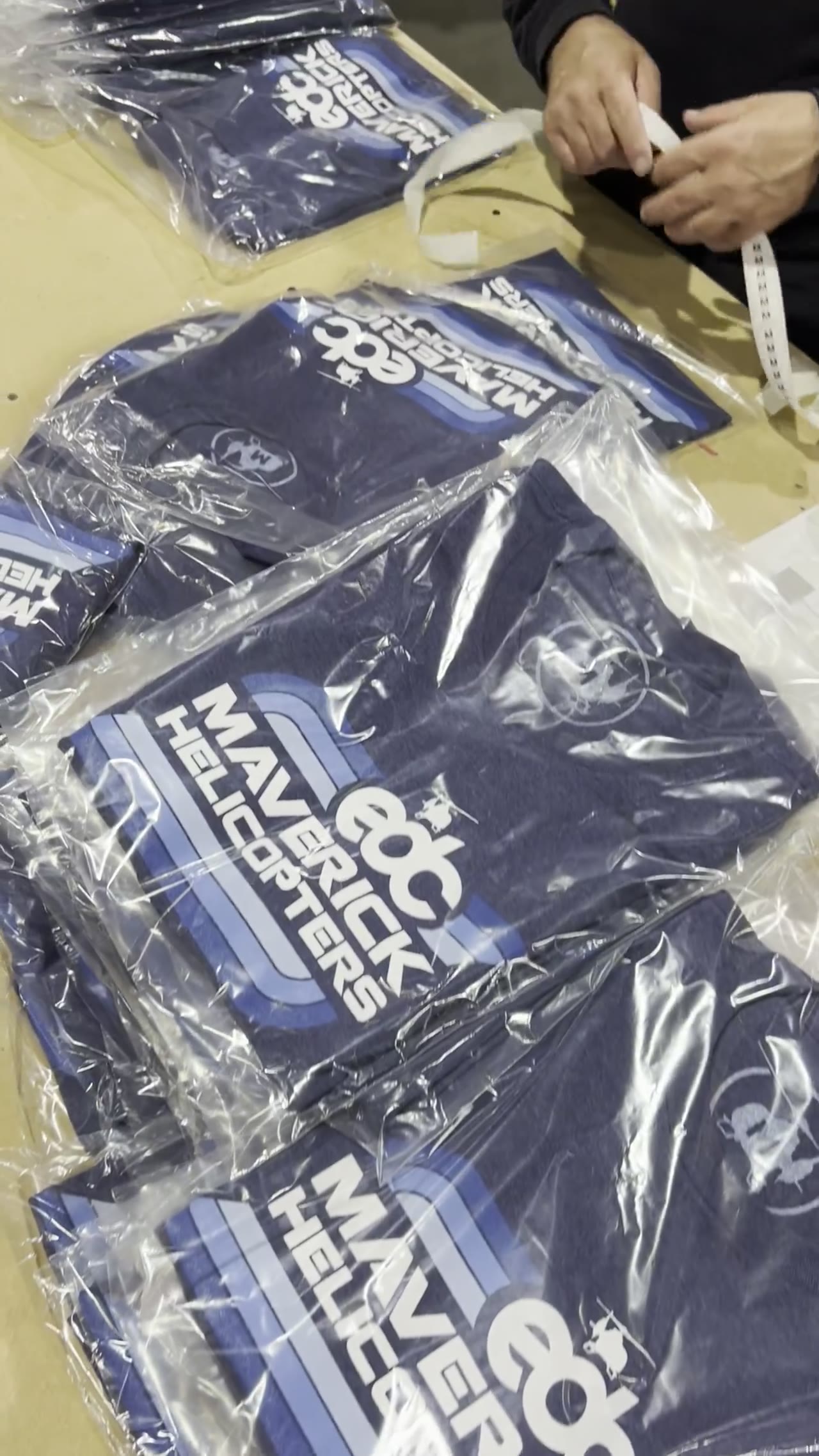 Maverick Helicopters — EDC bagging line