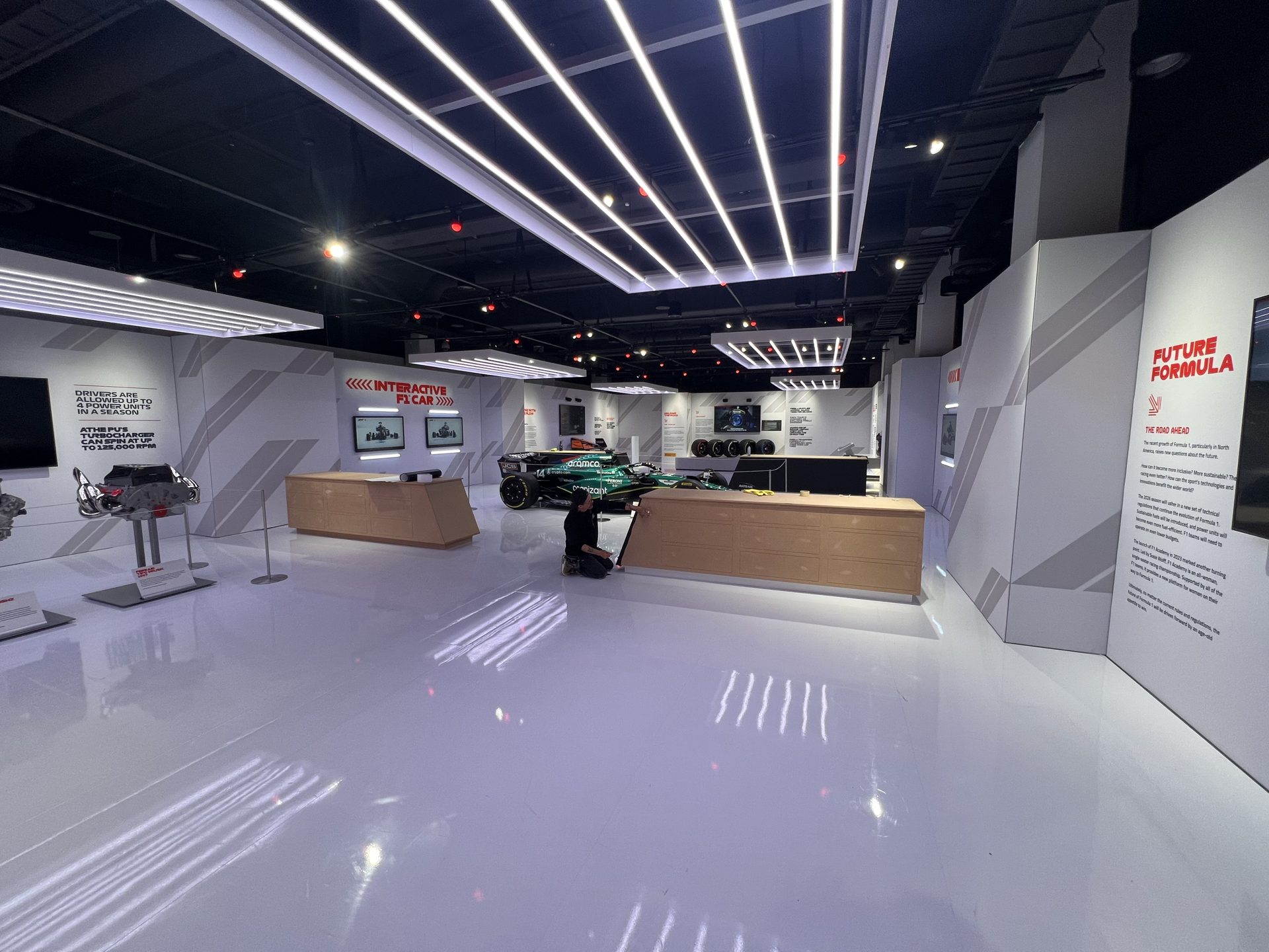 Branded exhibit environment built out for a Las Vegas trade show