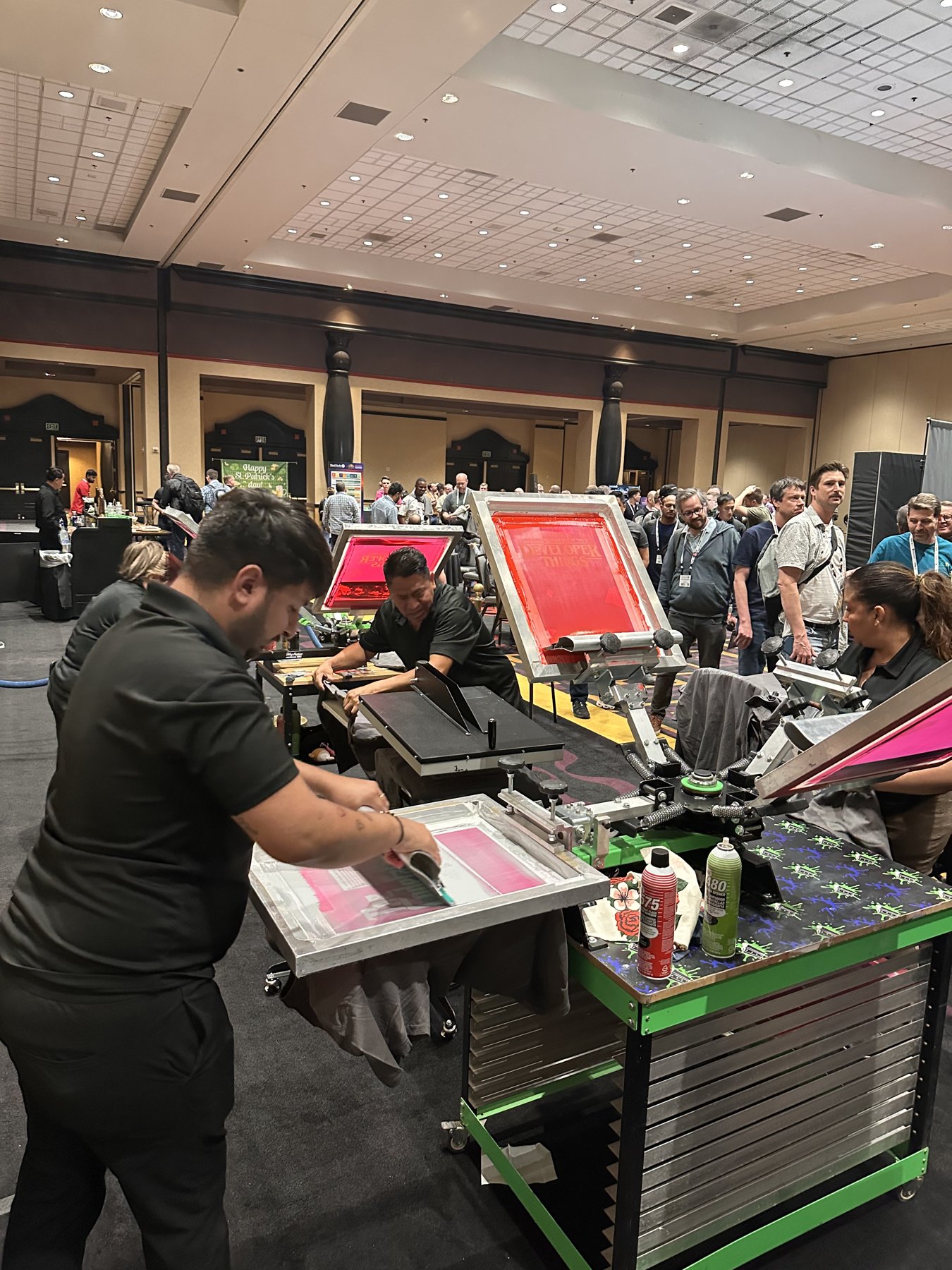 Custom screen-printed apparel program for a Las Vegas brand