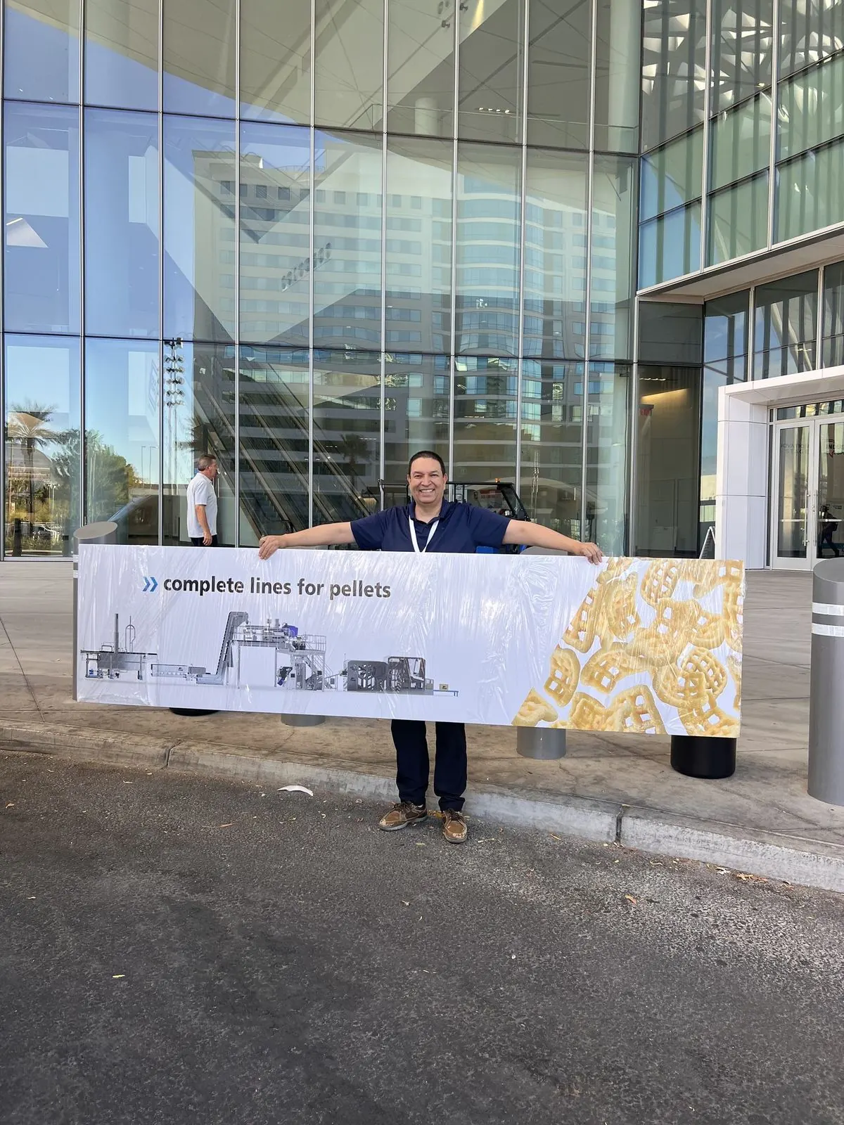 Same-day large-format convention banner delivered to a Vegas venue