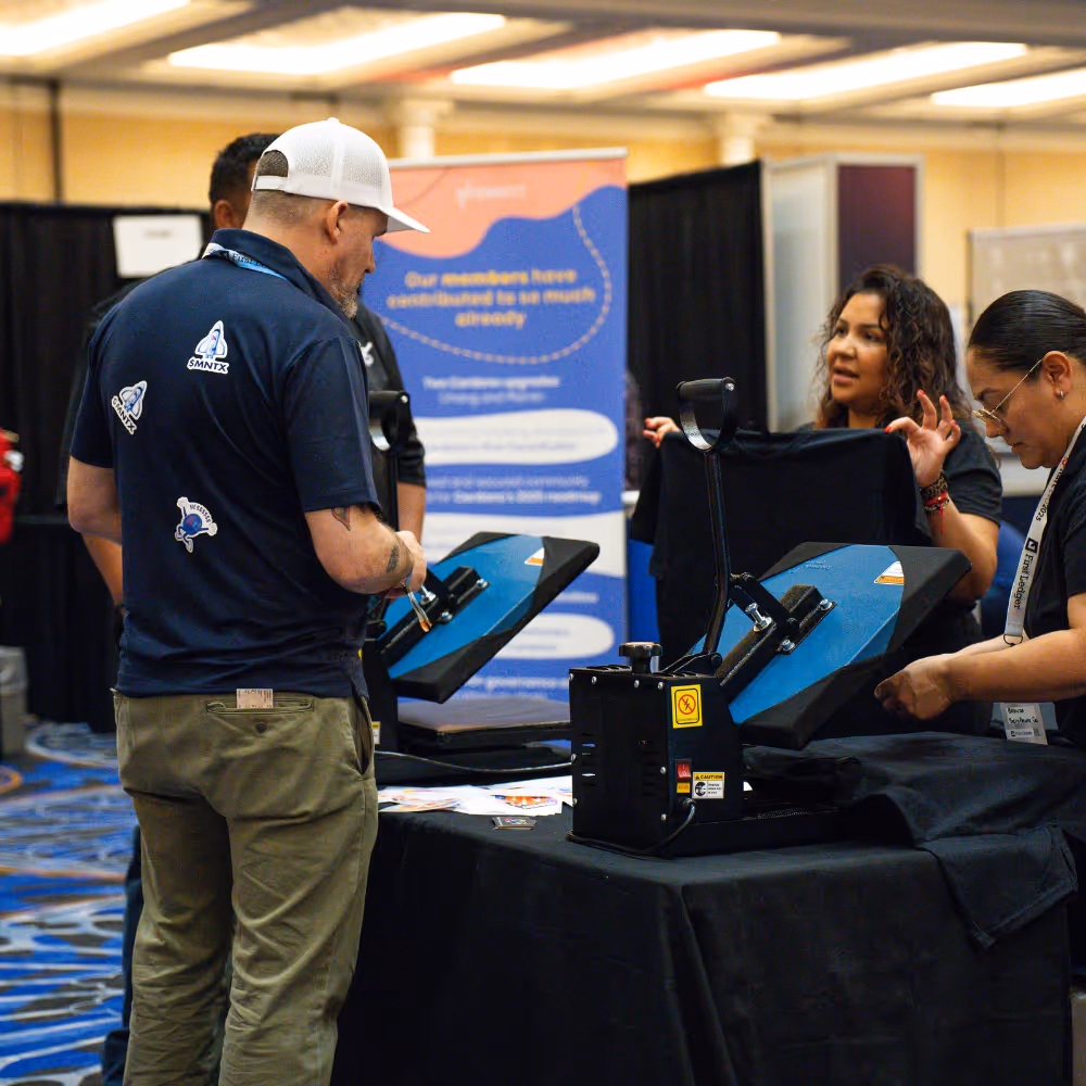 On-site live monogramming activation